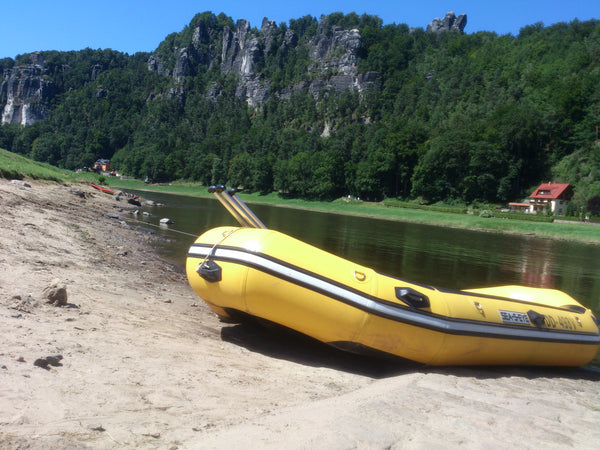 Schlauchboot - Tour auf der Elbe Dresdner Erlebniswelt