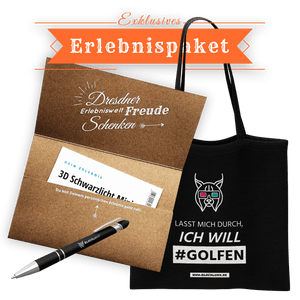 Schwarzlicht 3D Minigolf - Erlebnispaket Dresdner Erlebniswelt