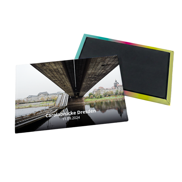 Erinnerungsmagnet "Carolabrücke"