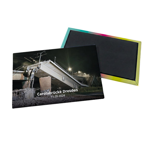 Erinnerungsmagnet "Carolabrücke"